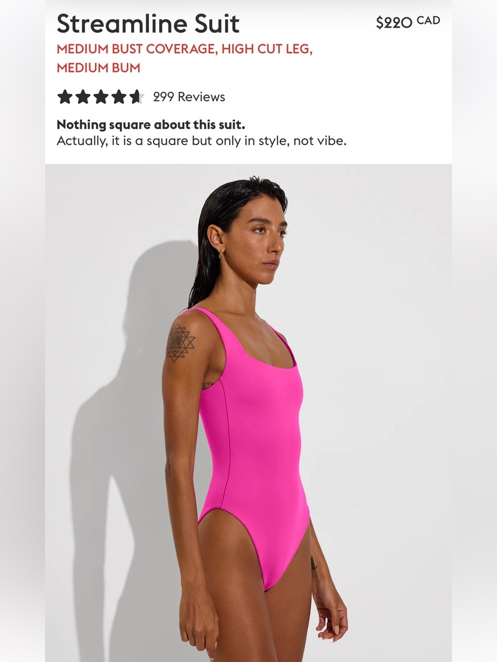 Left On Friday Hot Pink Streamline Suit